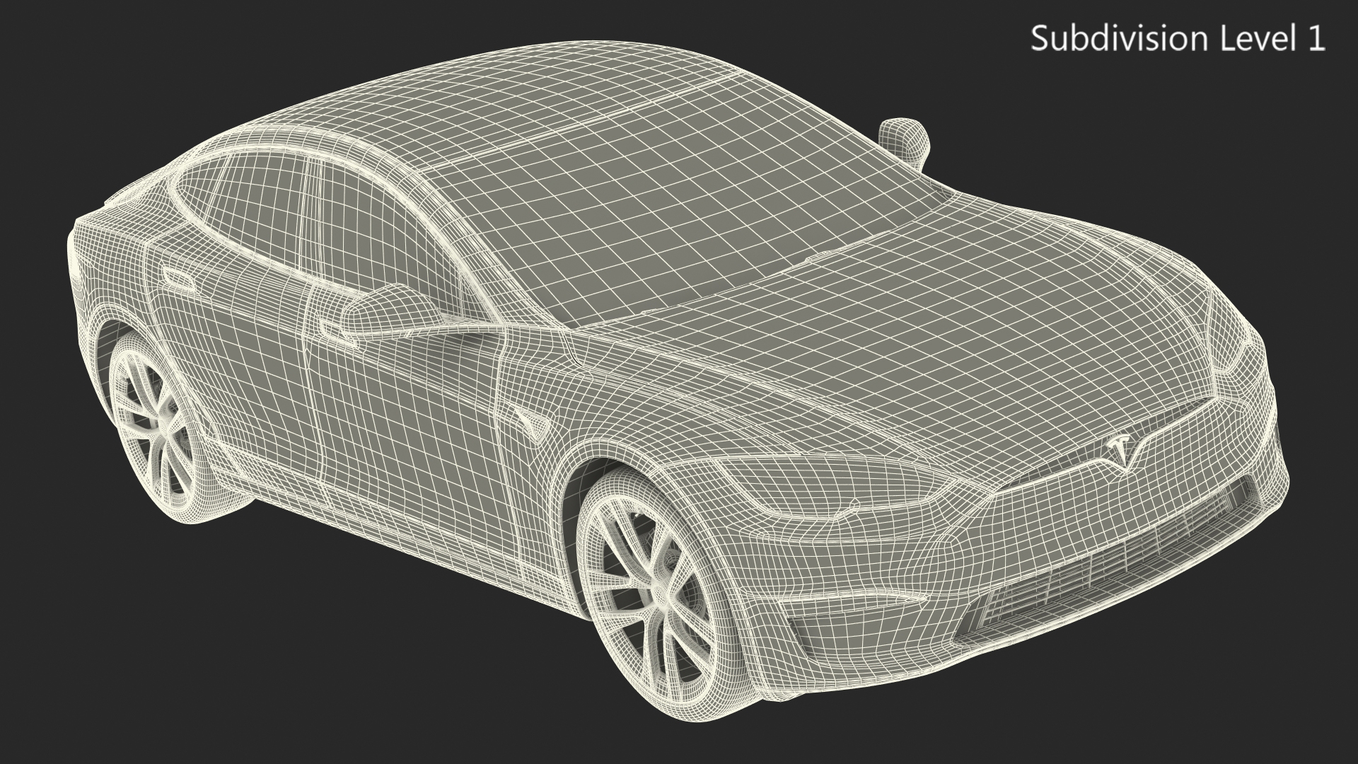 Tesla Model S Plaid 3D model