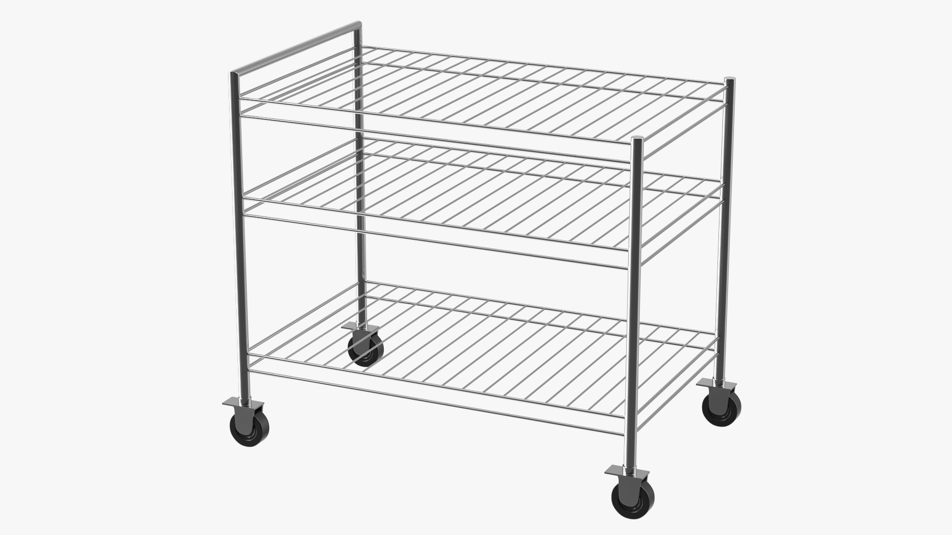 3D model Pit Stop Wheel Cart and Wheels