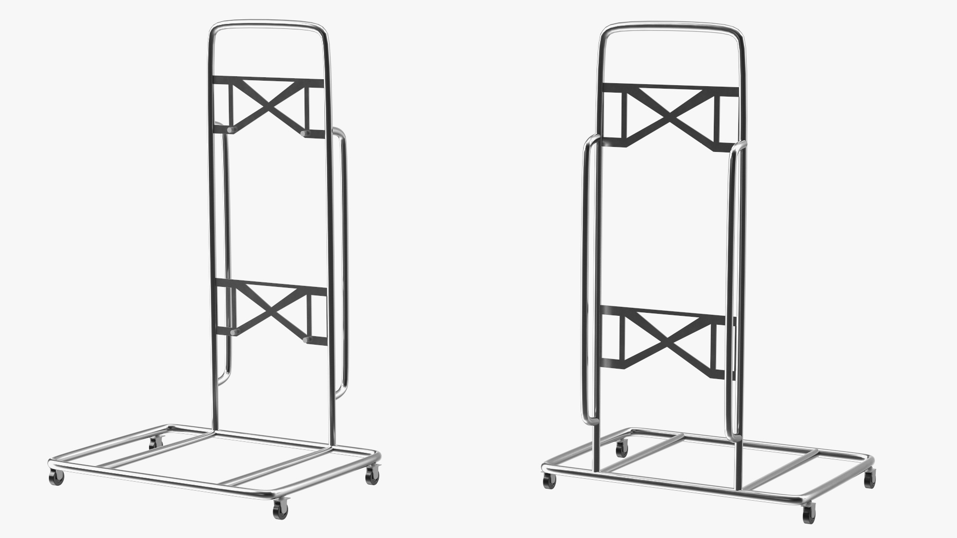 3D model Pit Stop Wheel Cart and Wheels