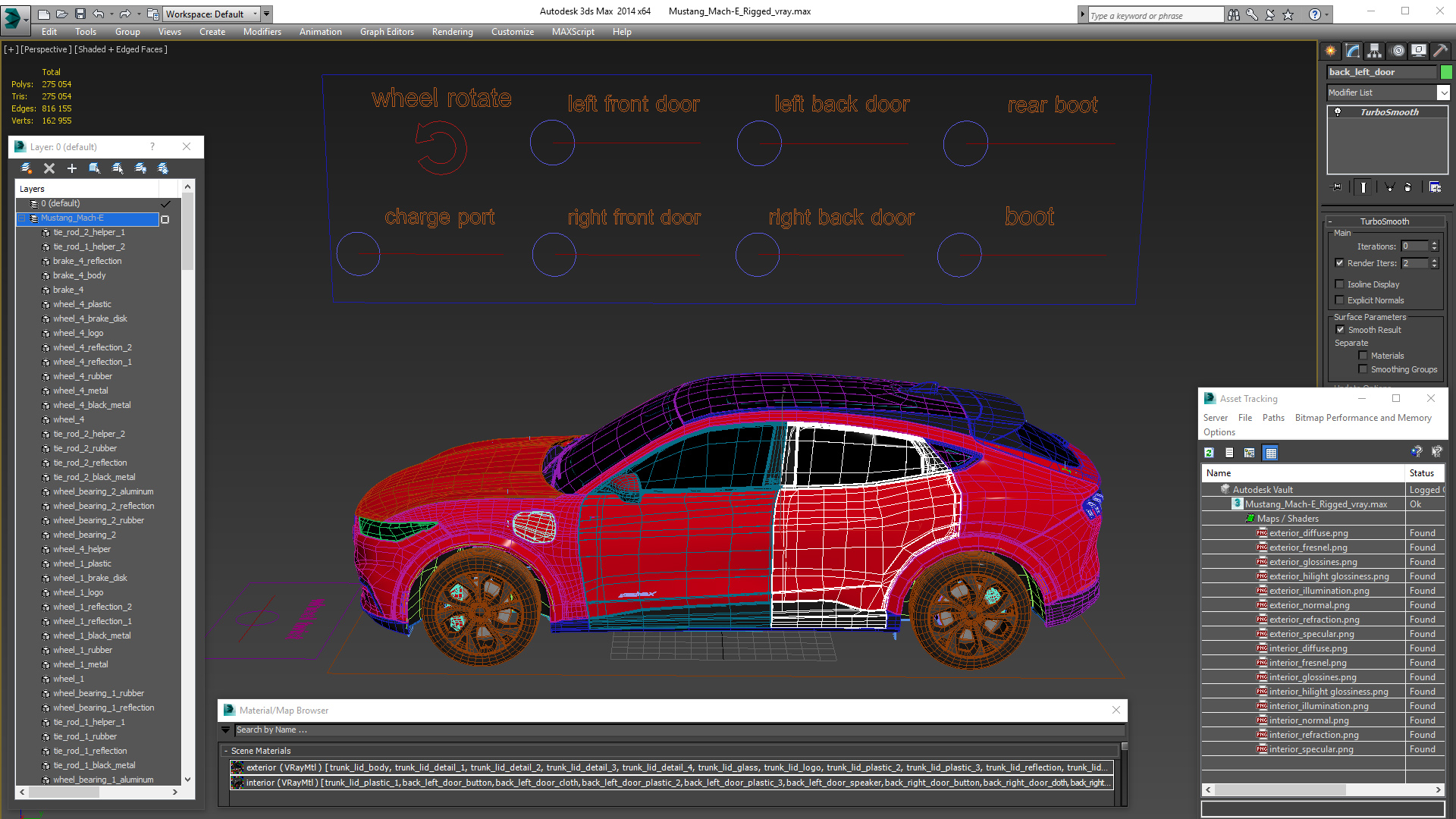 3D Mustang Mach-E Rigged
