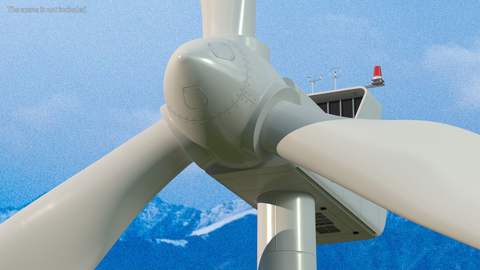 3D model Vestas Horizontal Axis Wind Turbine