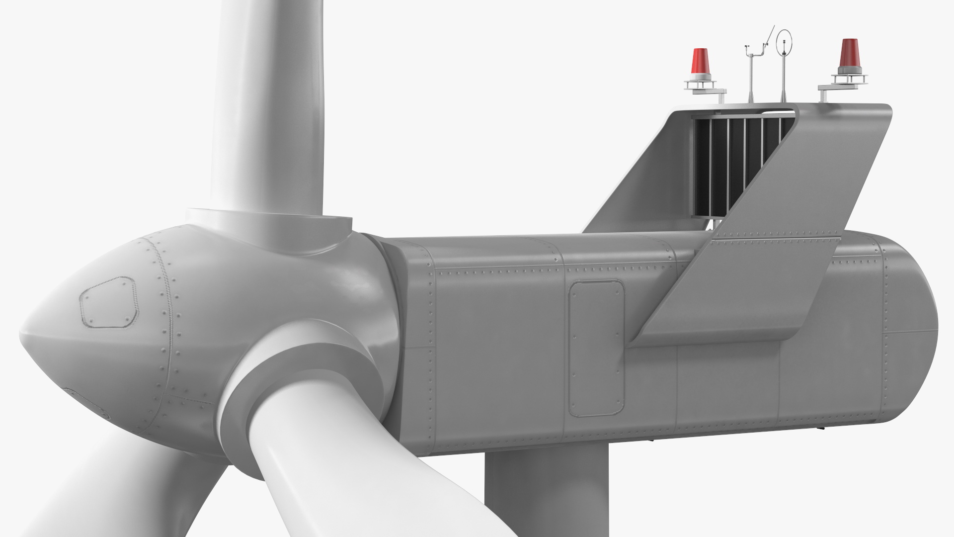 3D model Vestas Horizontal Axis Wind Turbine