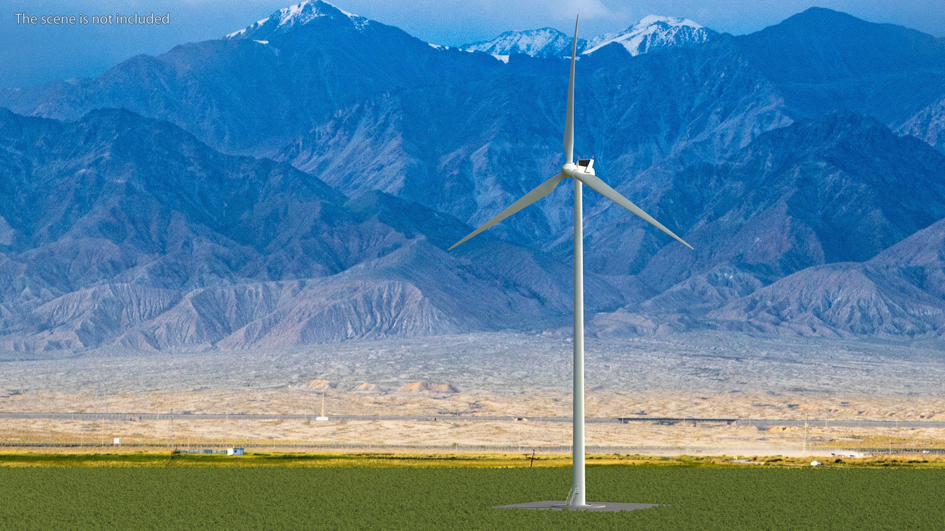 3D model Vestas Horizontal Axis Wind Turbine