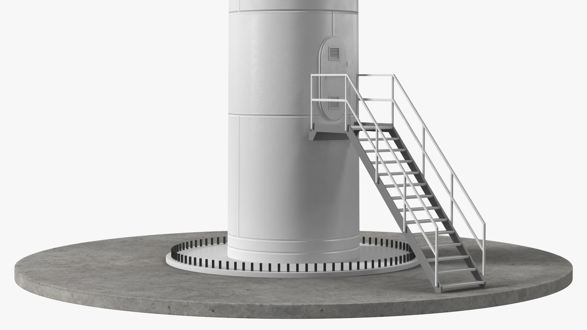 3D model Vestas Horizontal Axis Wind Turbine