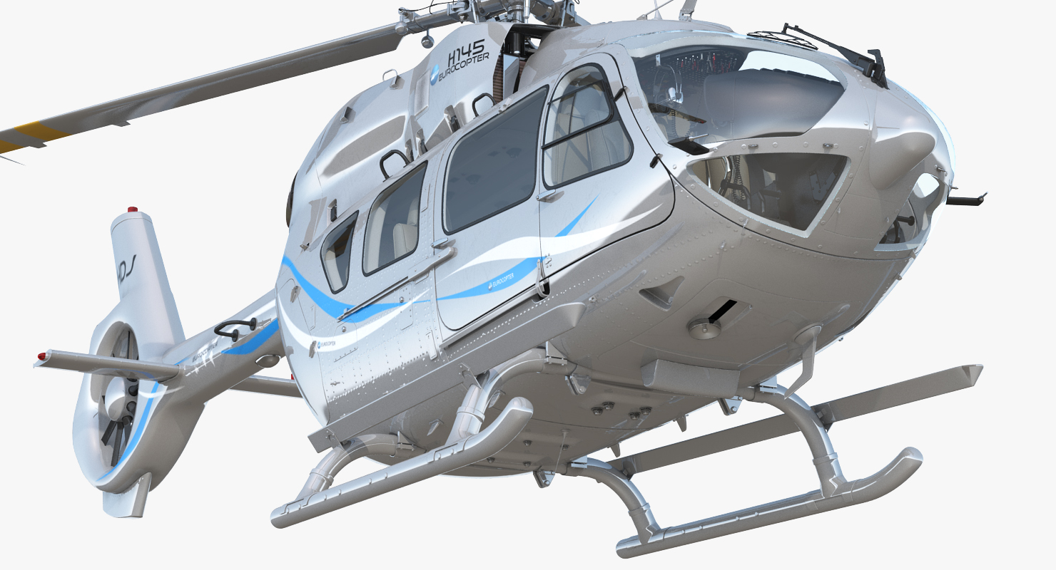 Corporate Transport Helicopter Airbus H145 3D