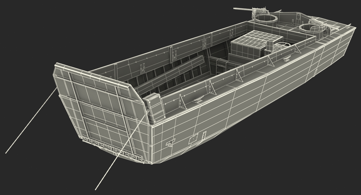 LCVP Higgins Boat 3D