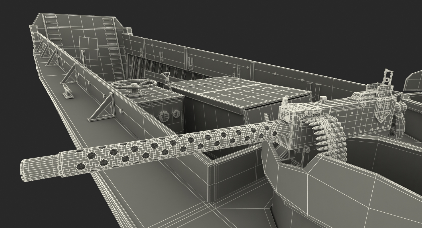 LCVP Higgins Boat 3D