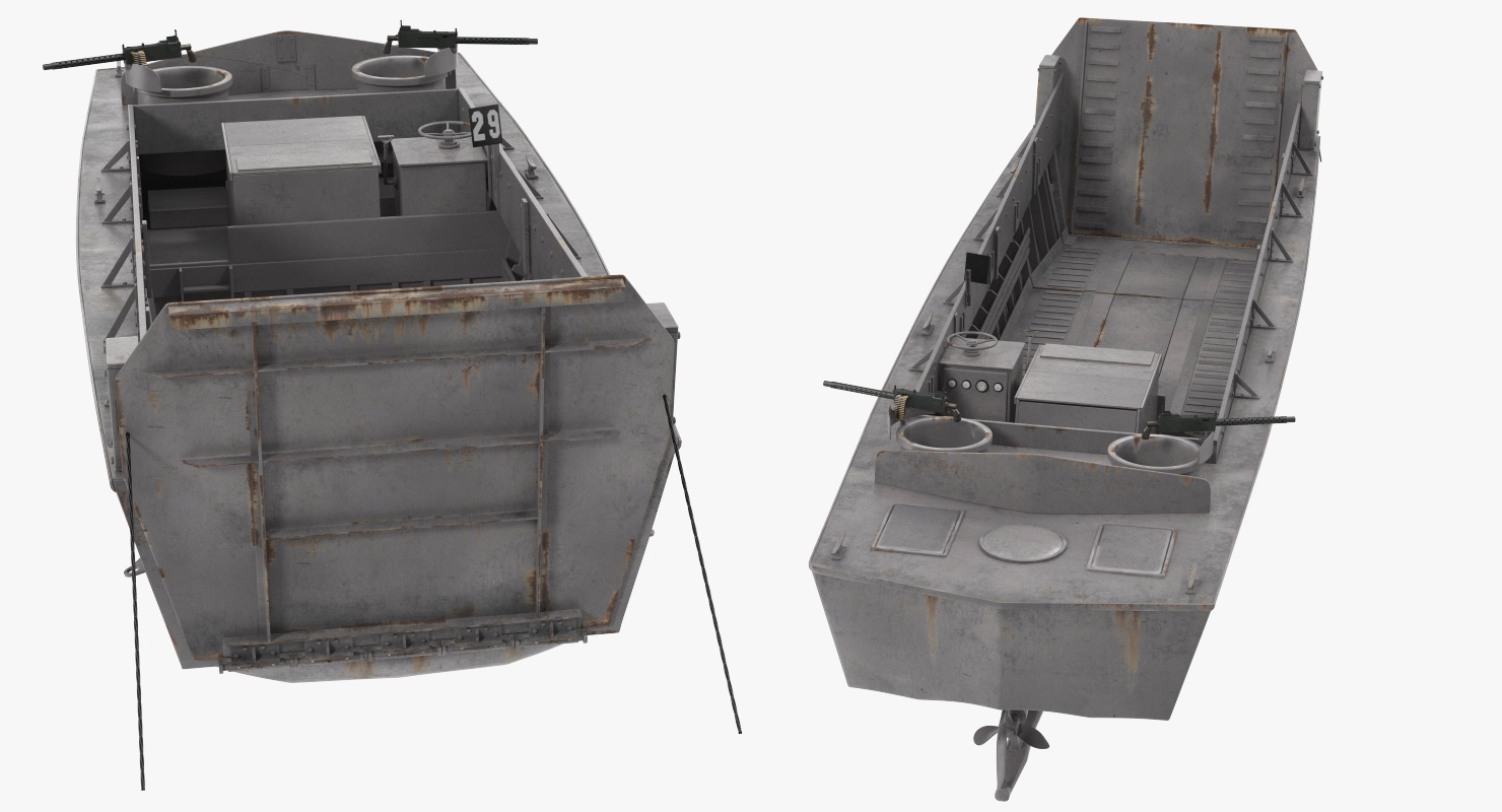 LCVP Higgins Boat 3D