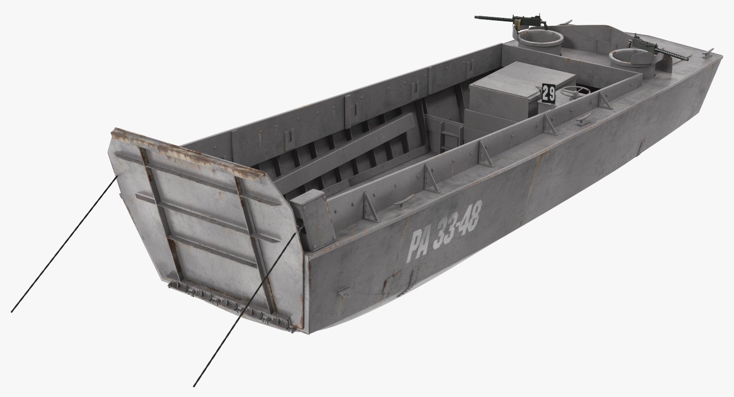 LCVP Higgins Boat 3D