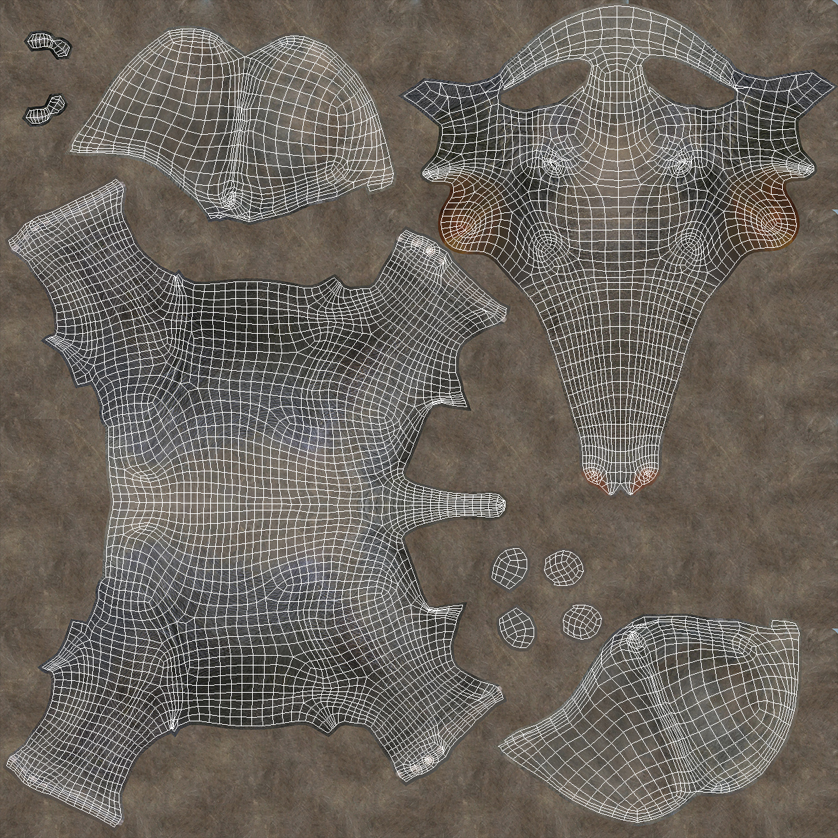 Baby Elephant Rigged Fur 3D model