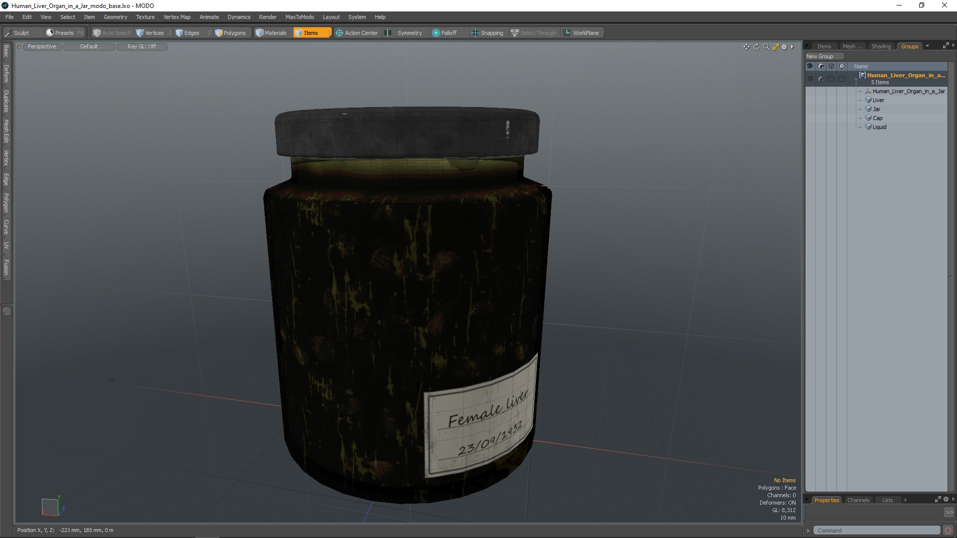3D Human Liver Organ in a Jar