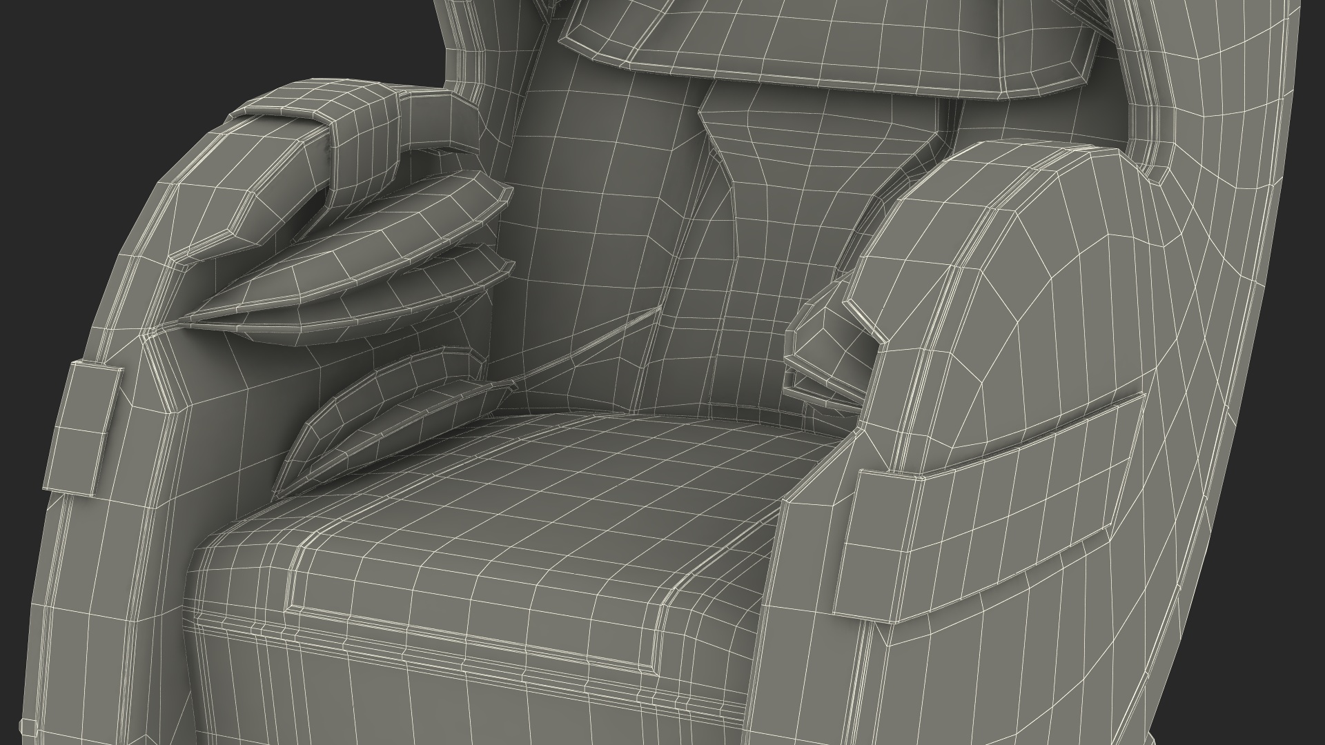 3D Massage Chair model