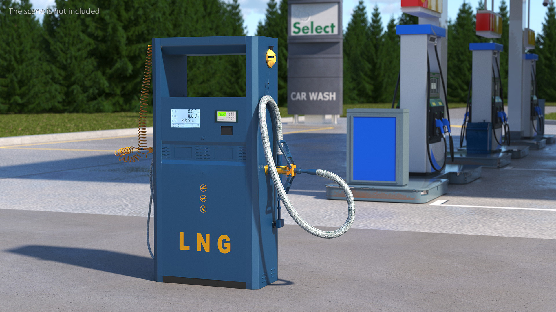 3D Liquefied Natural Gas Dispenser