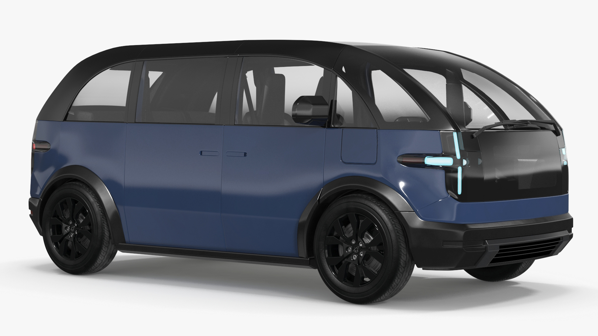 3D Canoo Electric Van Premium Blue