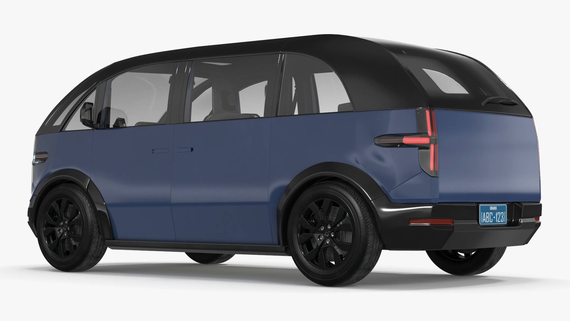 3D Canoo Electric Van Premium Blue