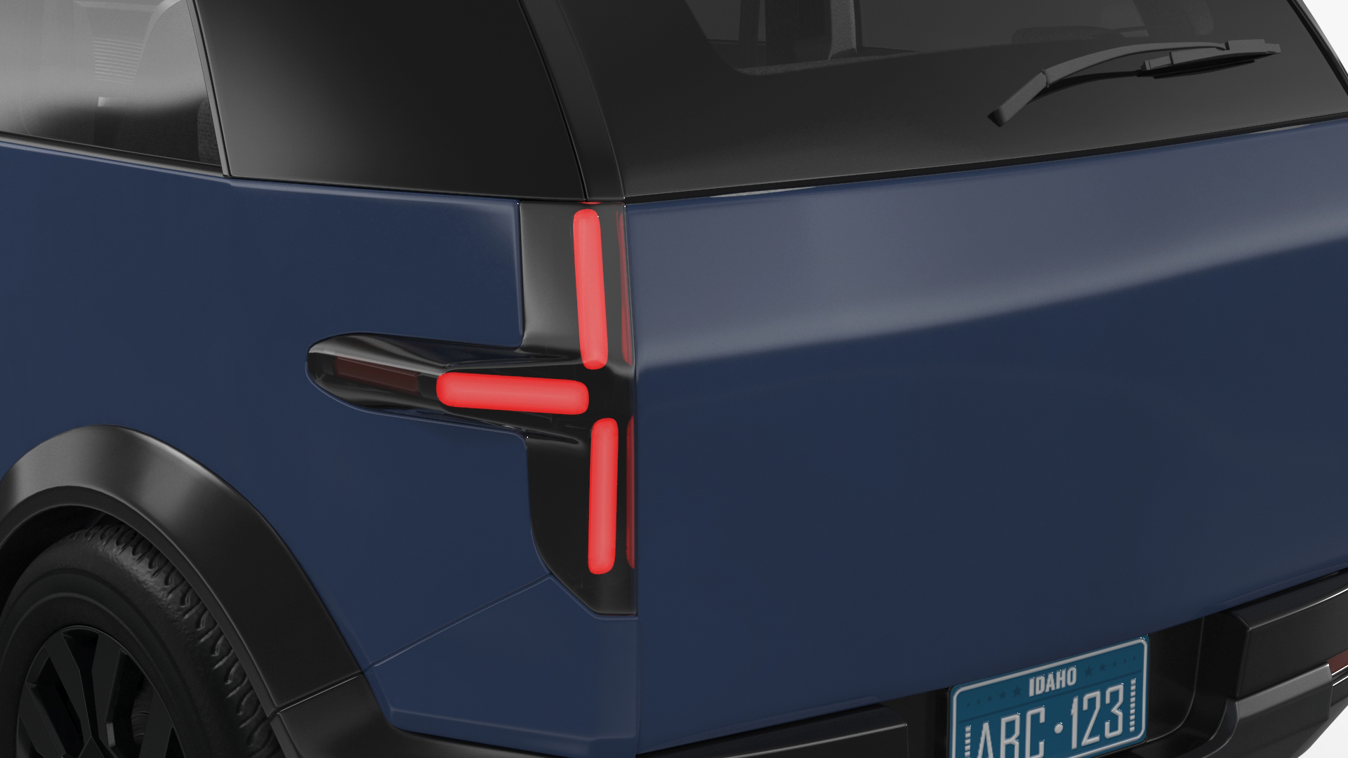 3D Canoo Electric Van Premium Blue