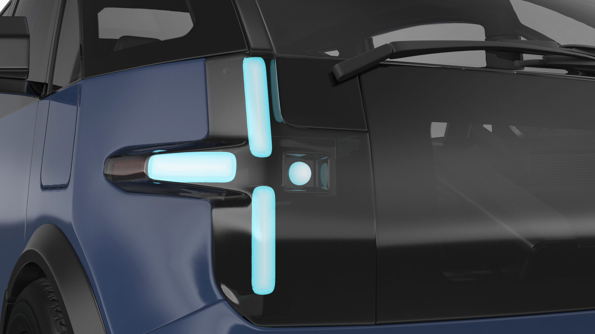 3D Canoo Electric Van Premium Blue