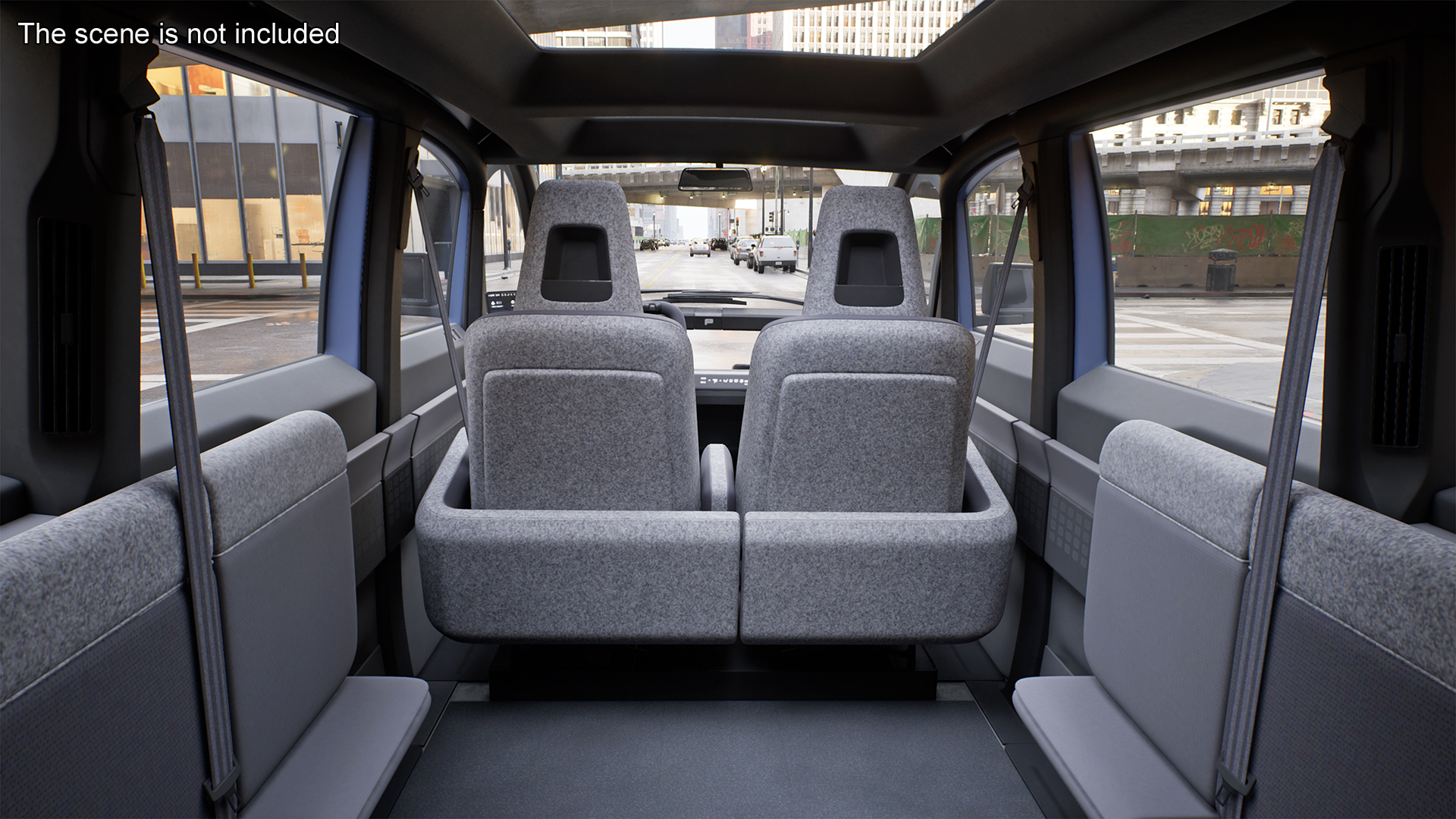 3D Canoo Electric Van Premium Blue