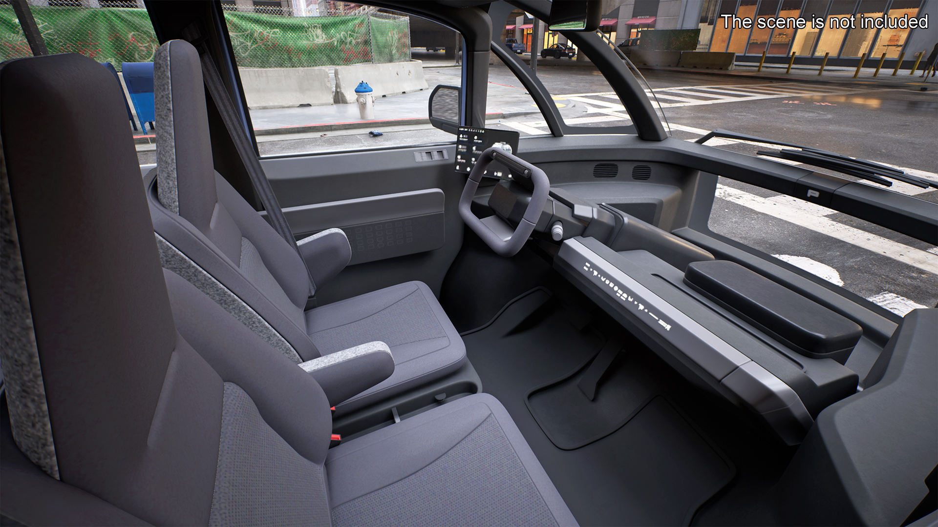 3D Canoo Electric Van Premium Blue