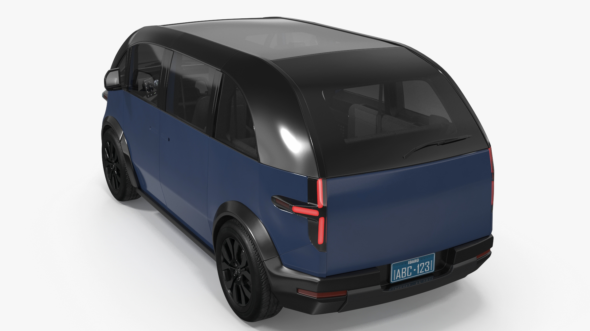 3D Canoo Electric Van Premium Blue