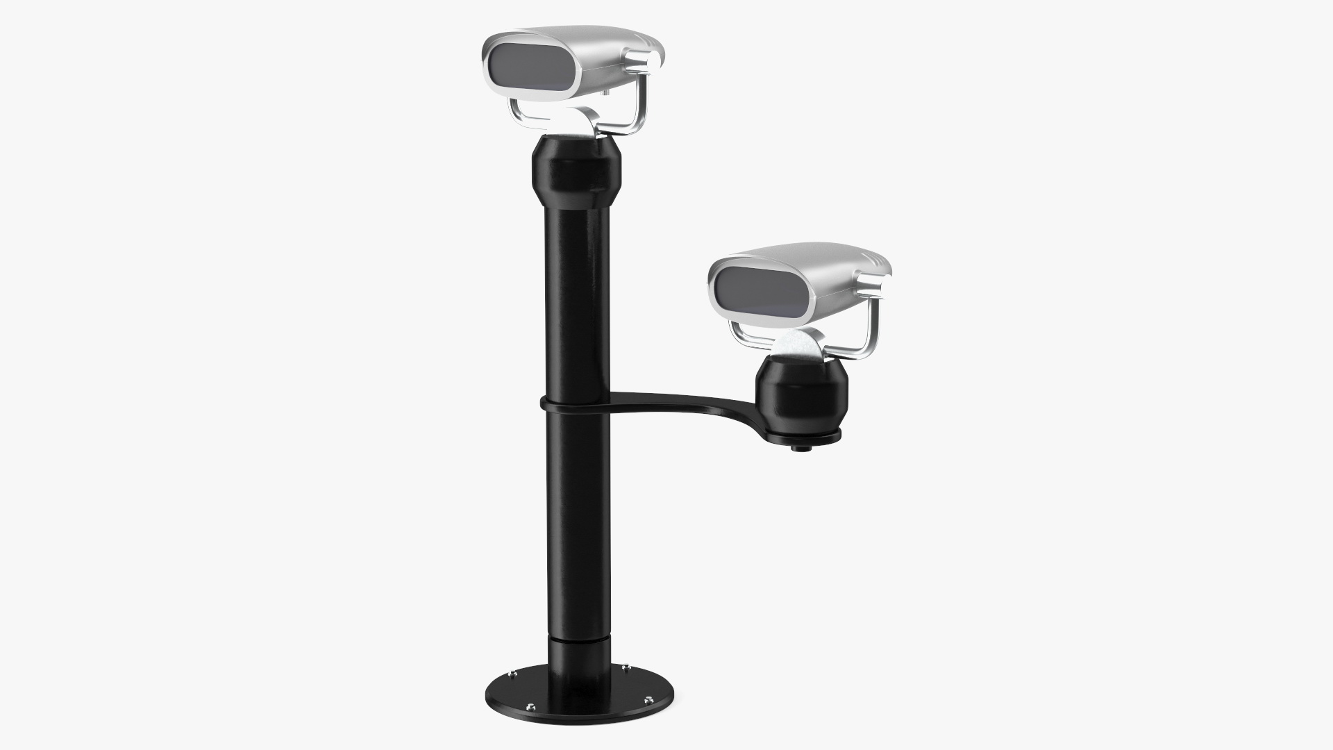 3D model Tower Optical Binocular Viewer Dual