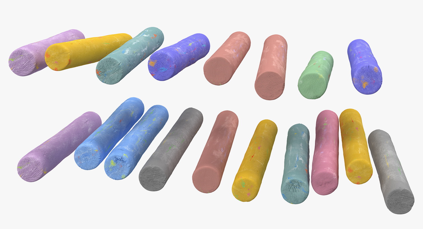 3D Coloured Chalk Bucket