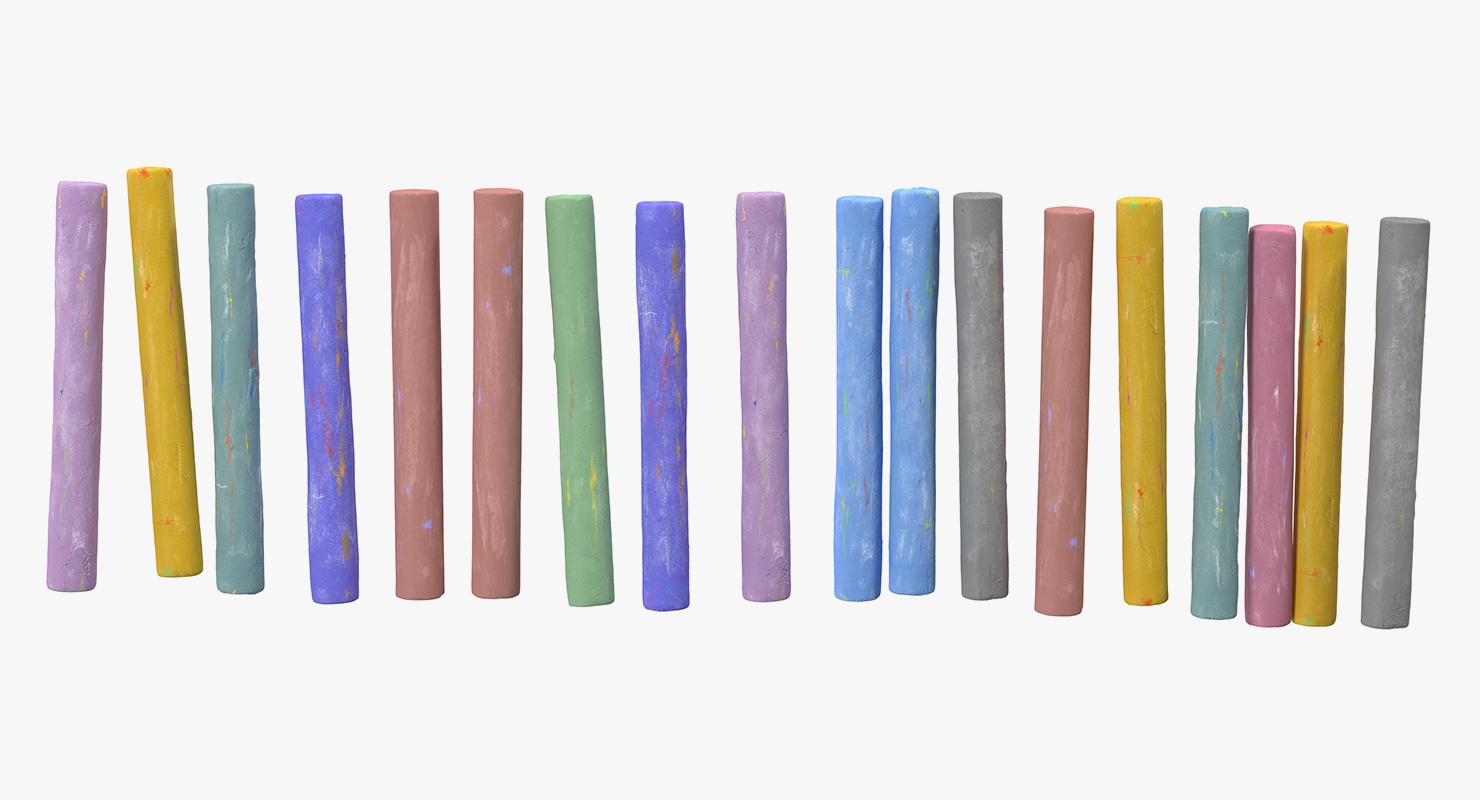3D Coloured Chalk Bucket