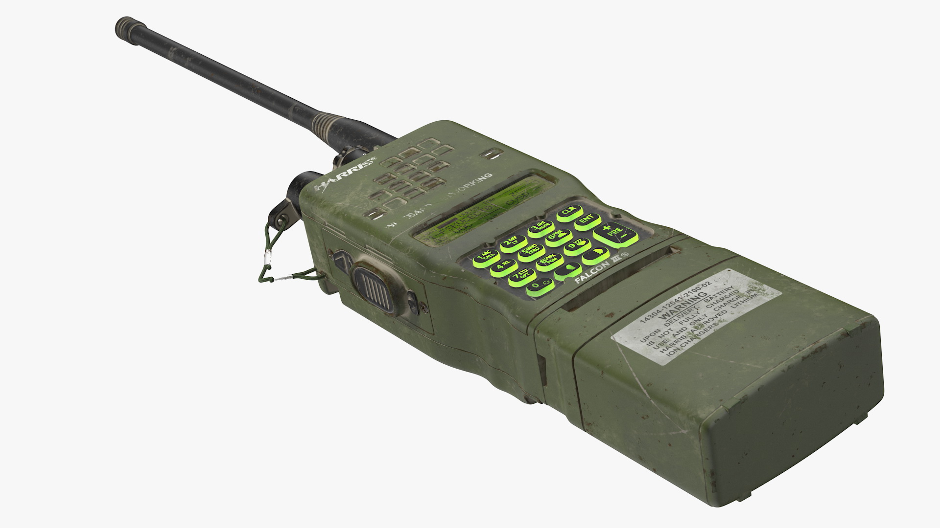L3Harris Falcon ANPRC-152A Wideband Networking Handheld Radio Dirty 3D