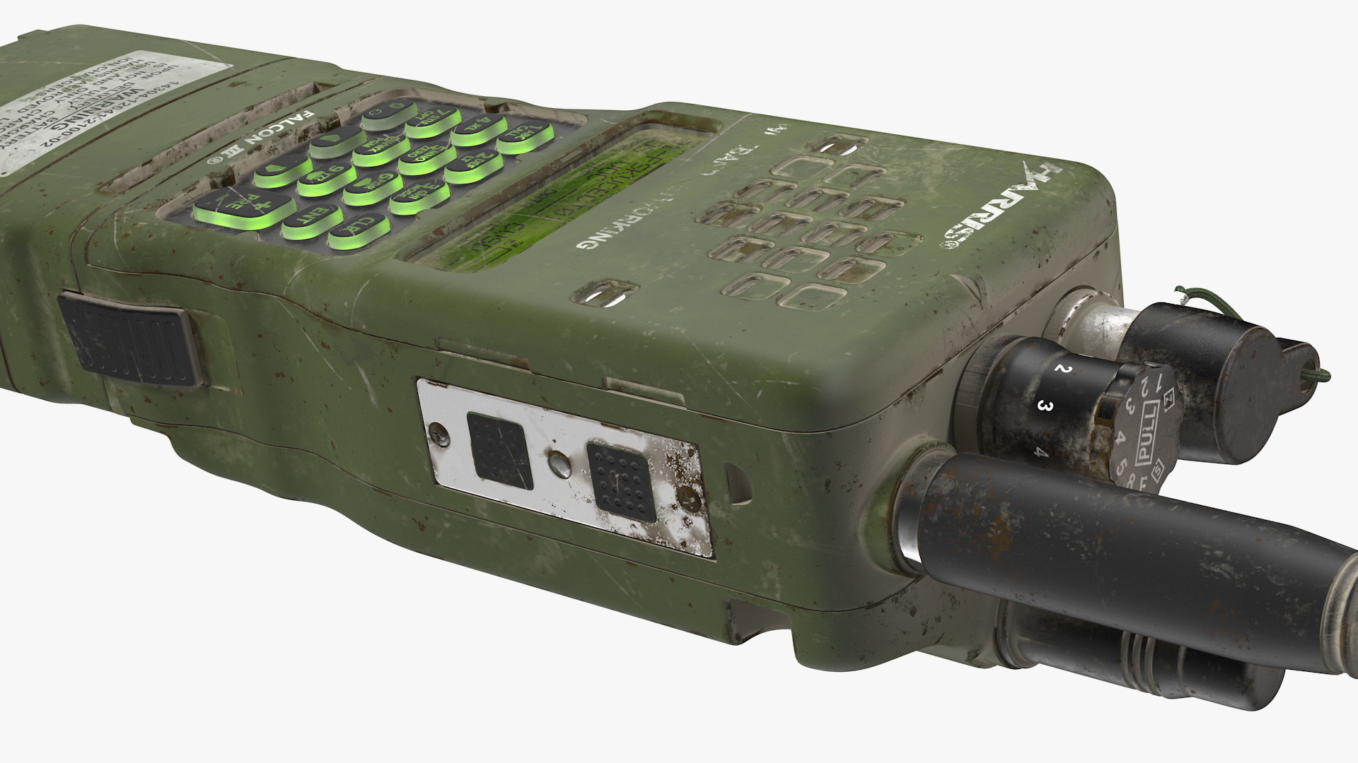 L3Harris Falcon ANPRC-152A Wideband Networking Handheld Radio Dirty 3D