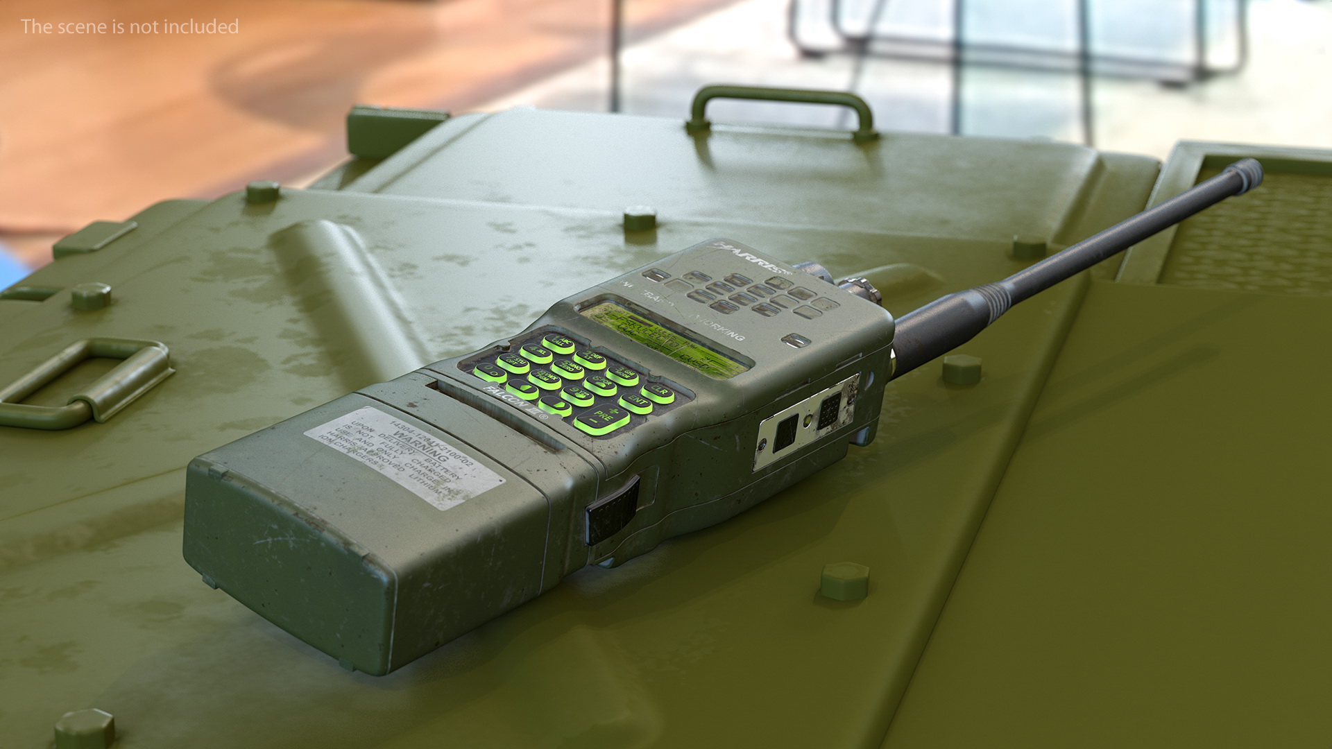 L3Harris Falcon ANPRC-152A Wideband Networking Handheld Radio Dirty 3D
