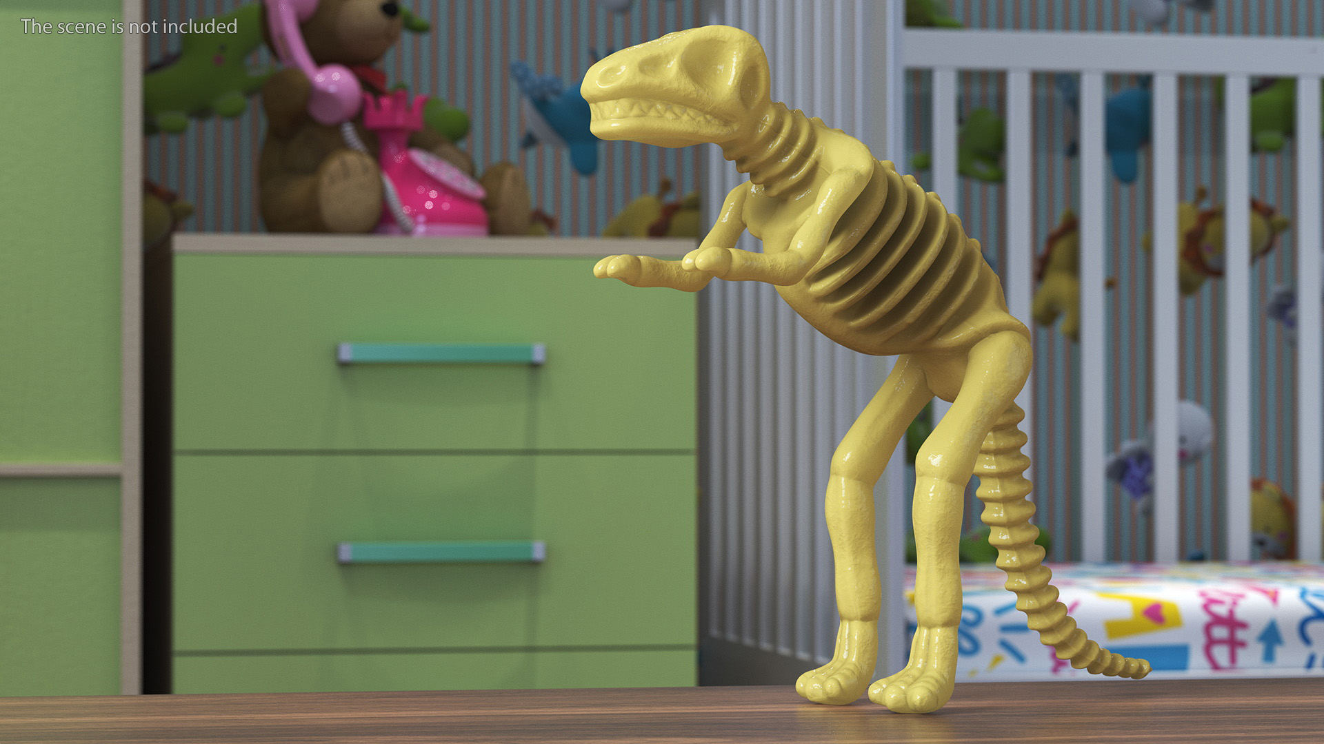3D Tyrannosaurus Skeleton Toy