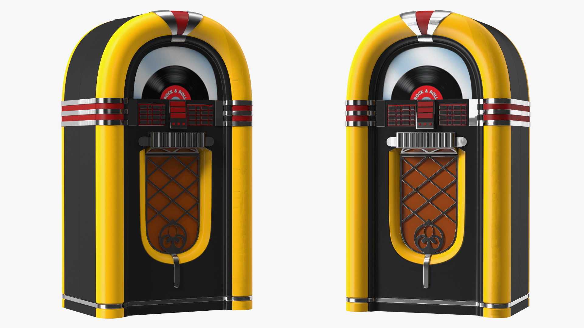 3D Advertising Volumetric Sign Vintage Jukebox model