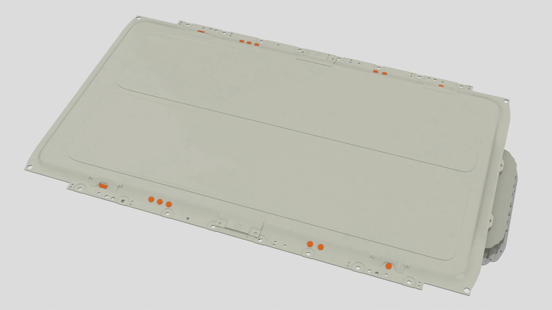 Tesla Cybertruck battery pack 3D model