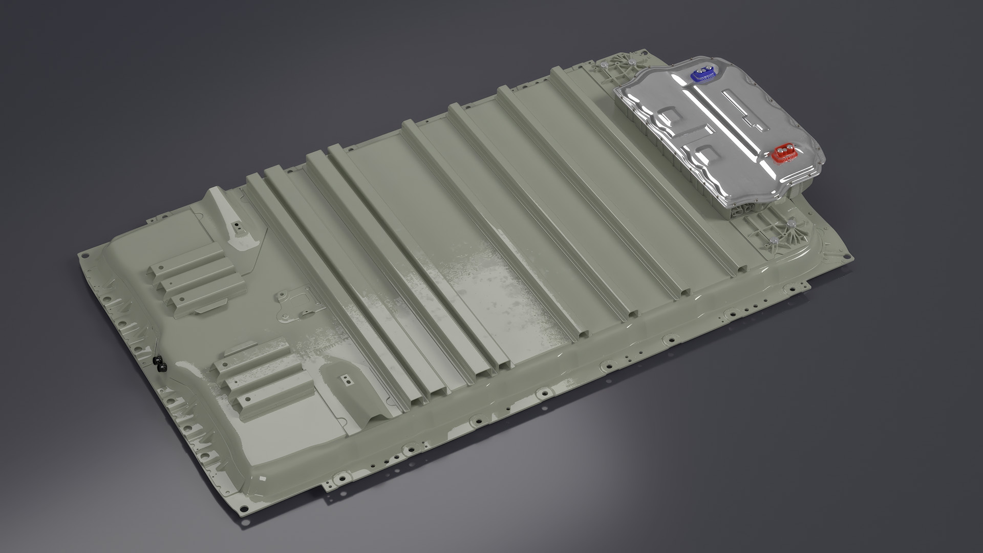 Tesla Cybertruck battery pack 3D model