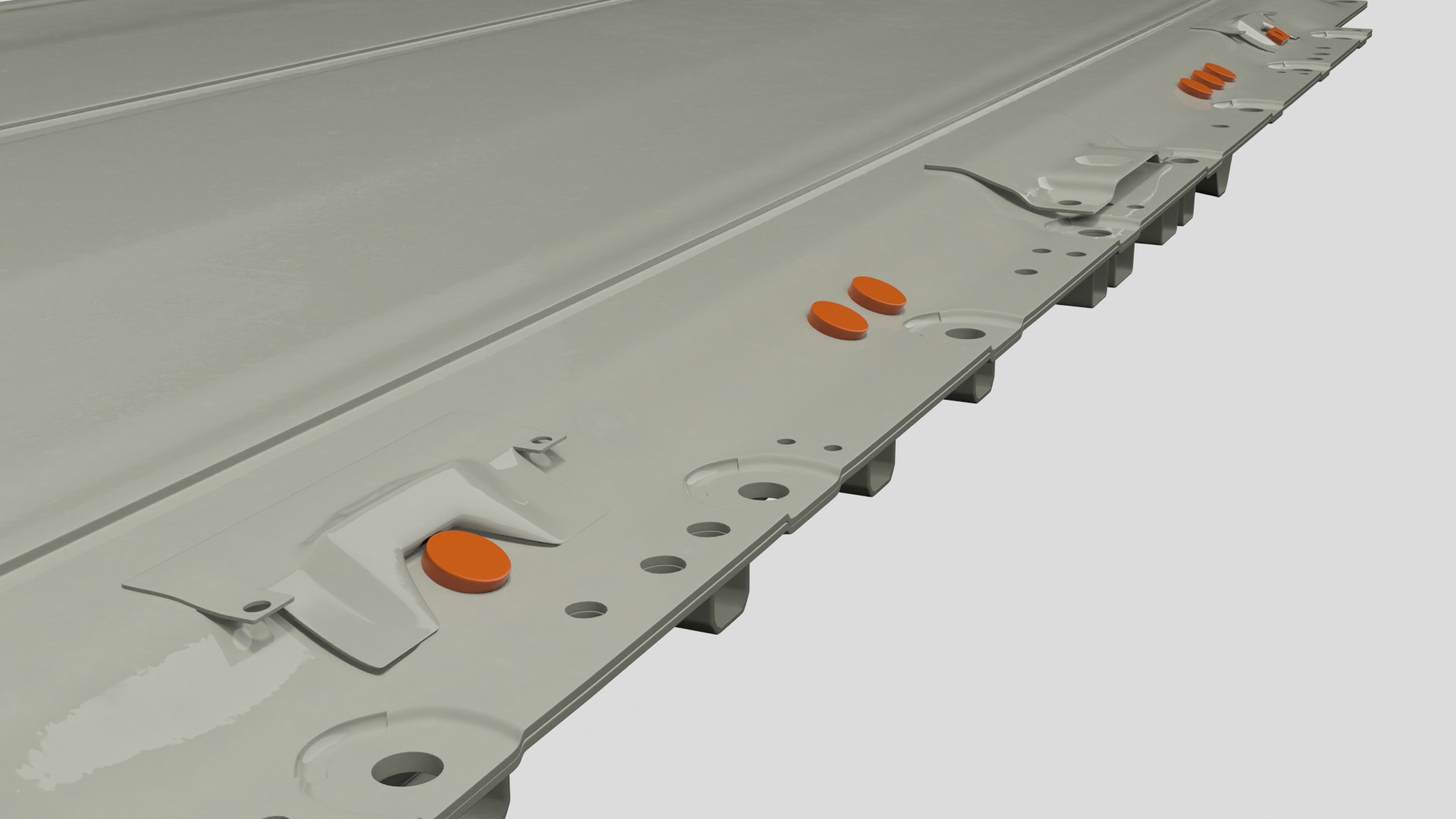 Tesla Cybertruck battery pack 3D model