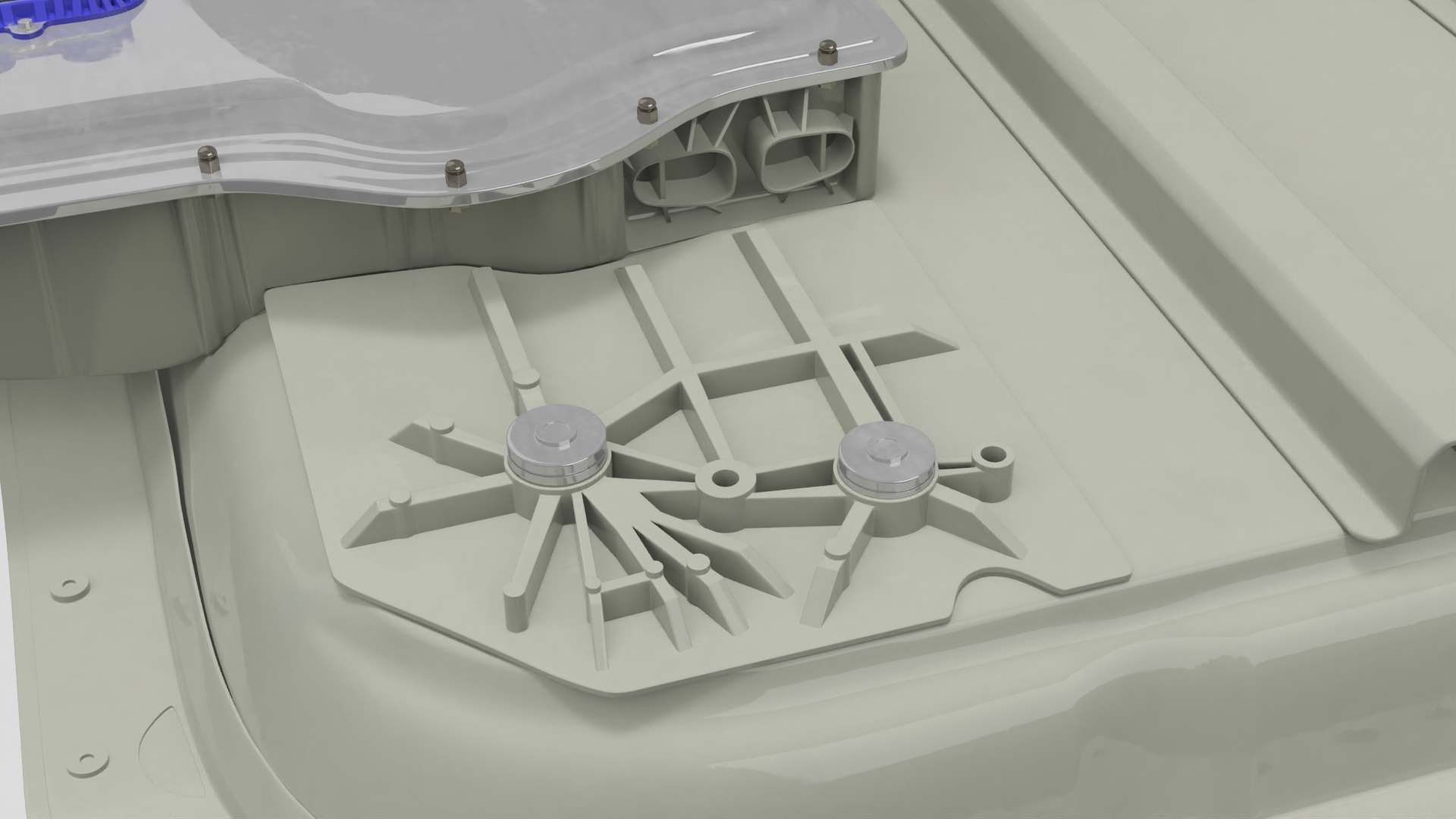 Tesla Cybertruck battery pack 3D model