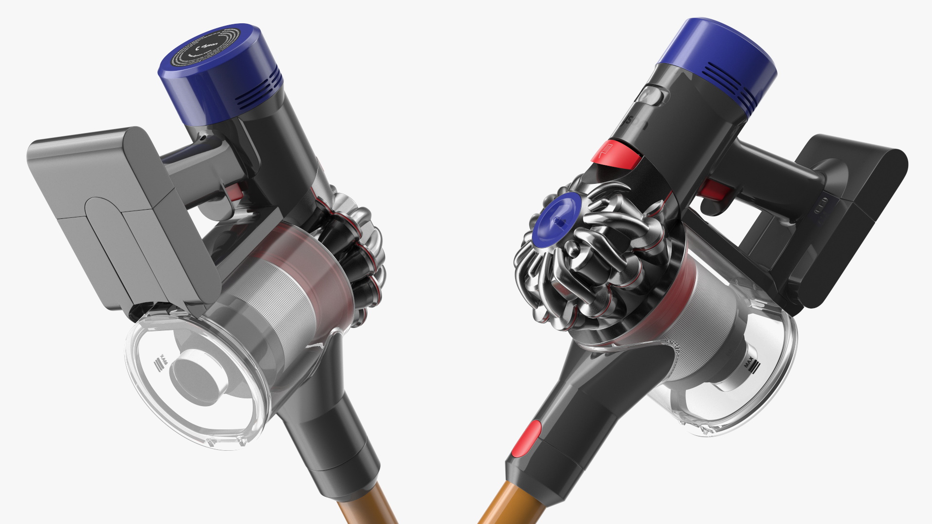 3D Dyson V8 Handheld Vacuum Rigged