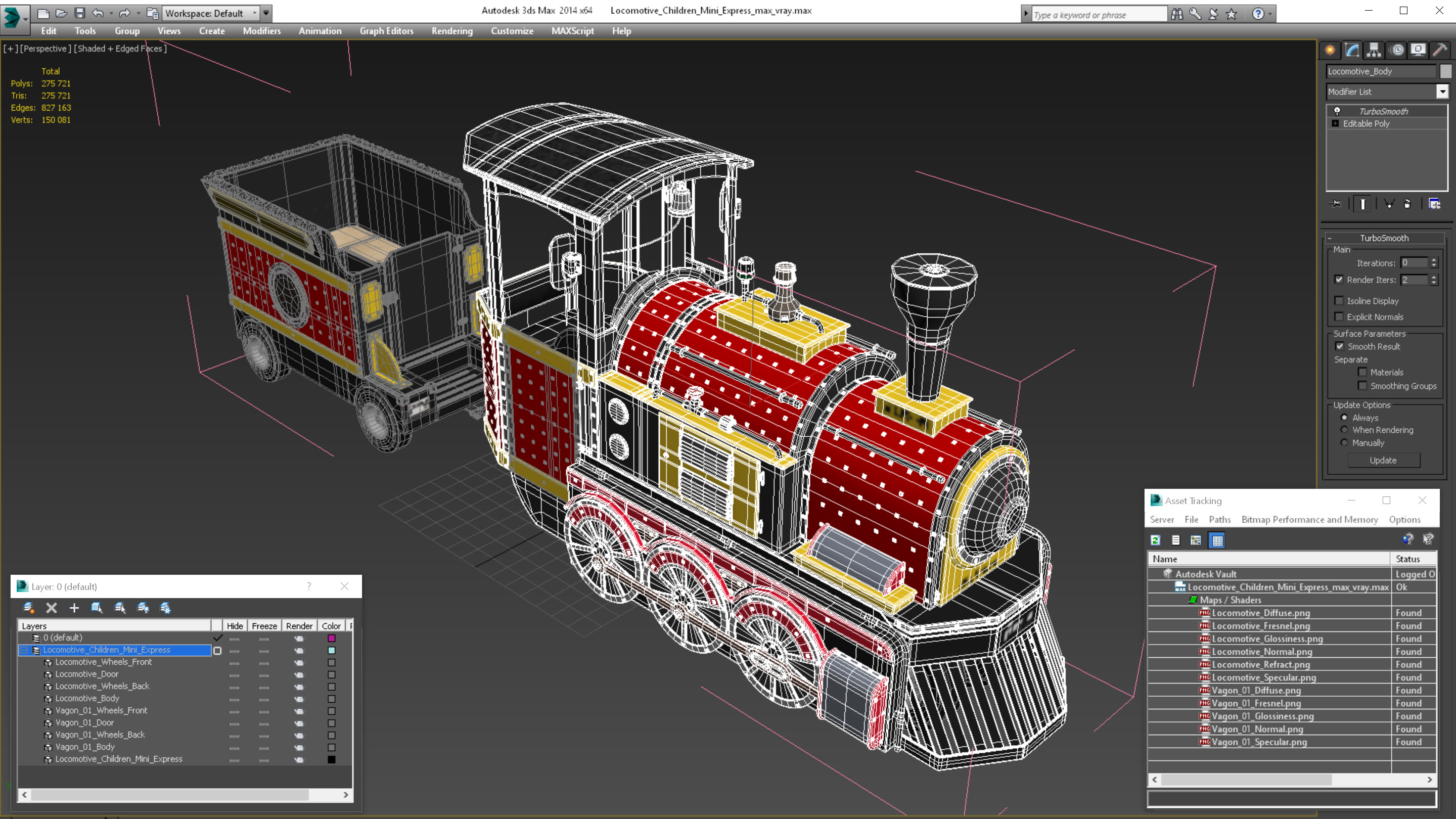 Locomotive Children Mini Express 3D