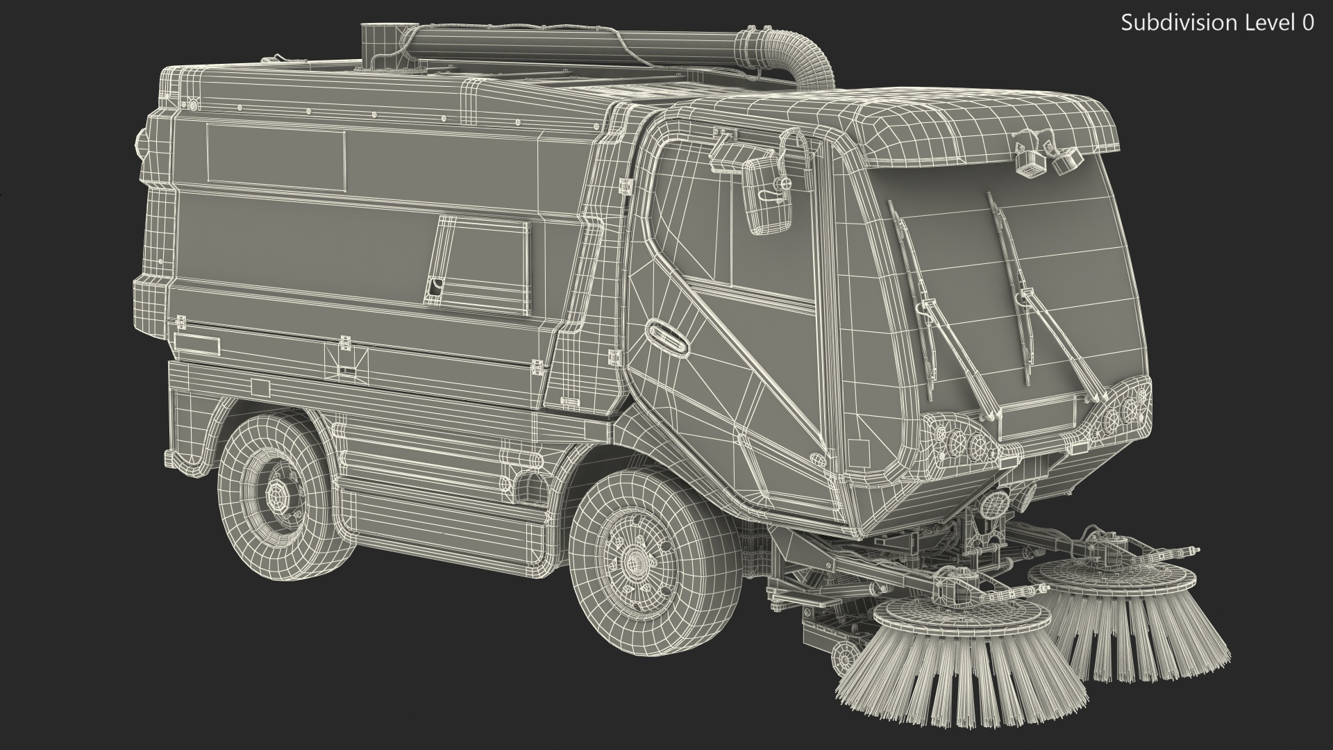 3D Road Sweeper Vehicle Generic model
