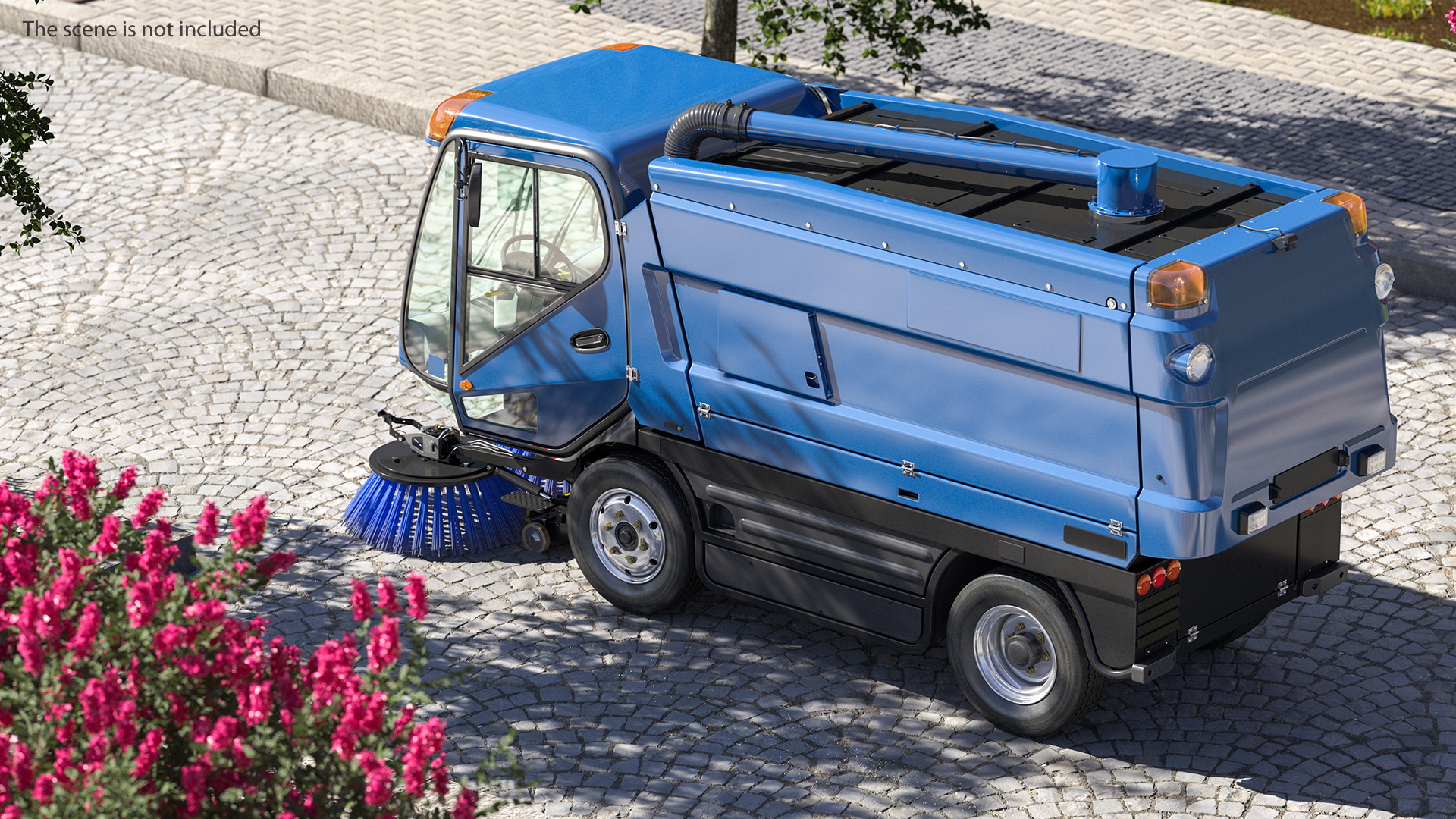 3D Road Sweeper Vehicle Generic model