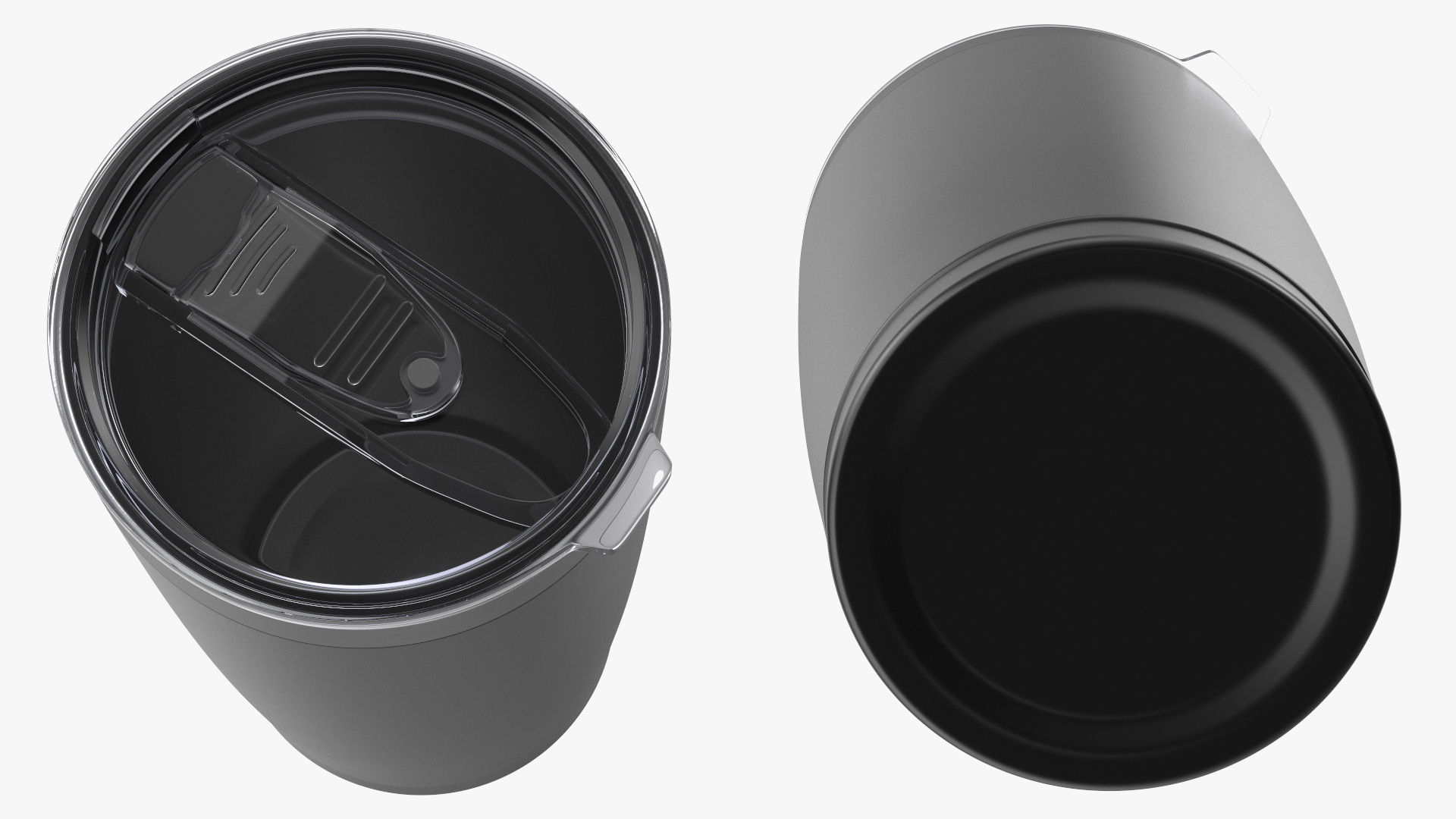 JURO Stainless Steel Thermo Cup Black 3D