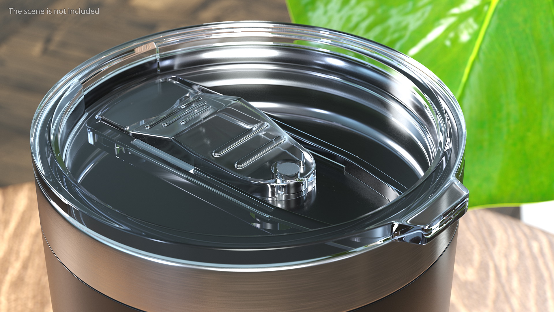 JURO Stainless Steel Thermo Cup Black 3D