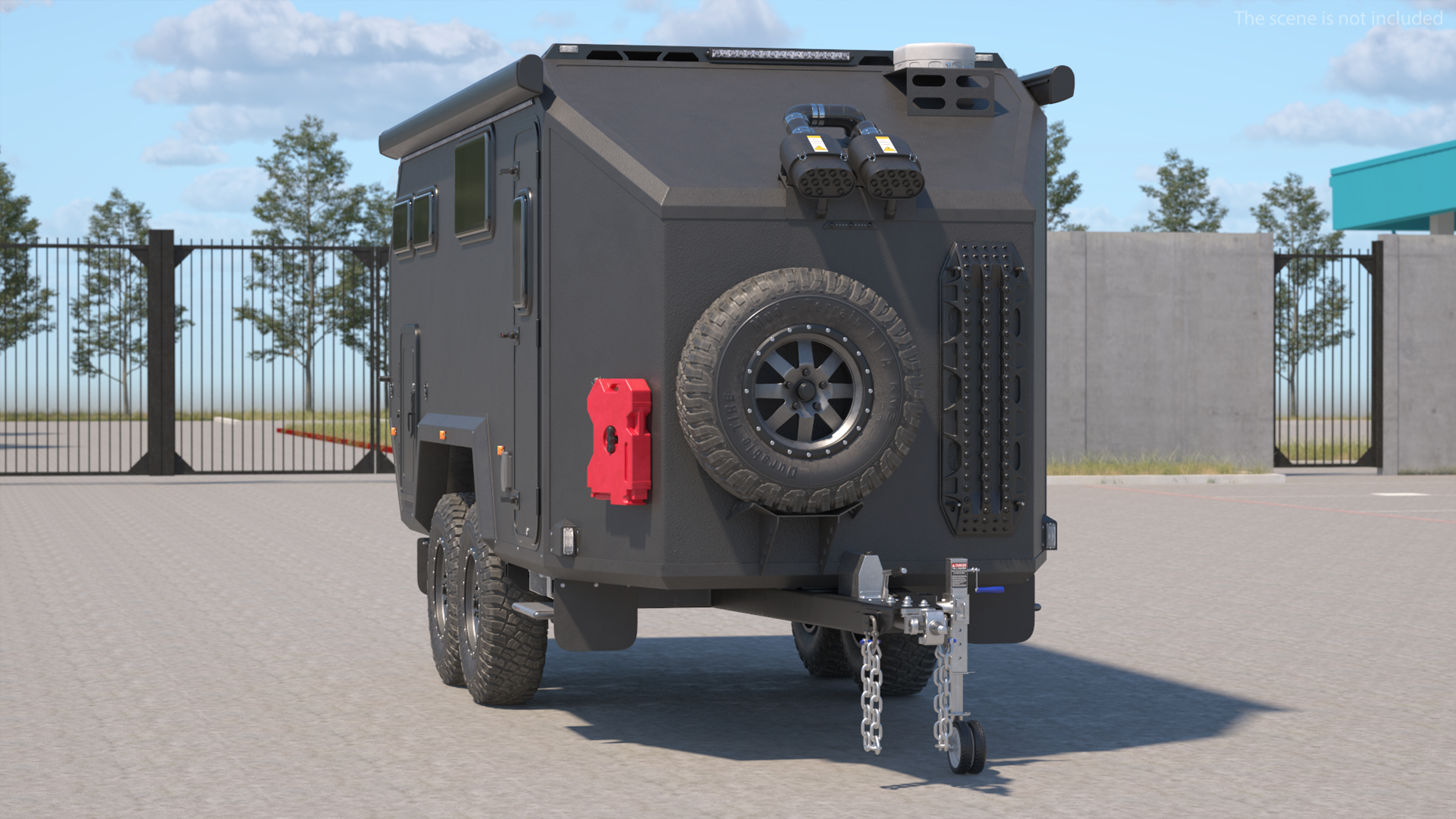 3D Expedition Mobile Home Black model