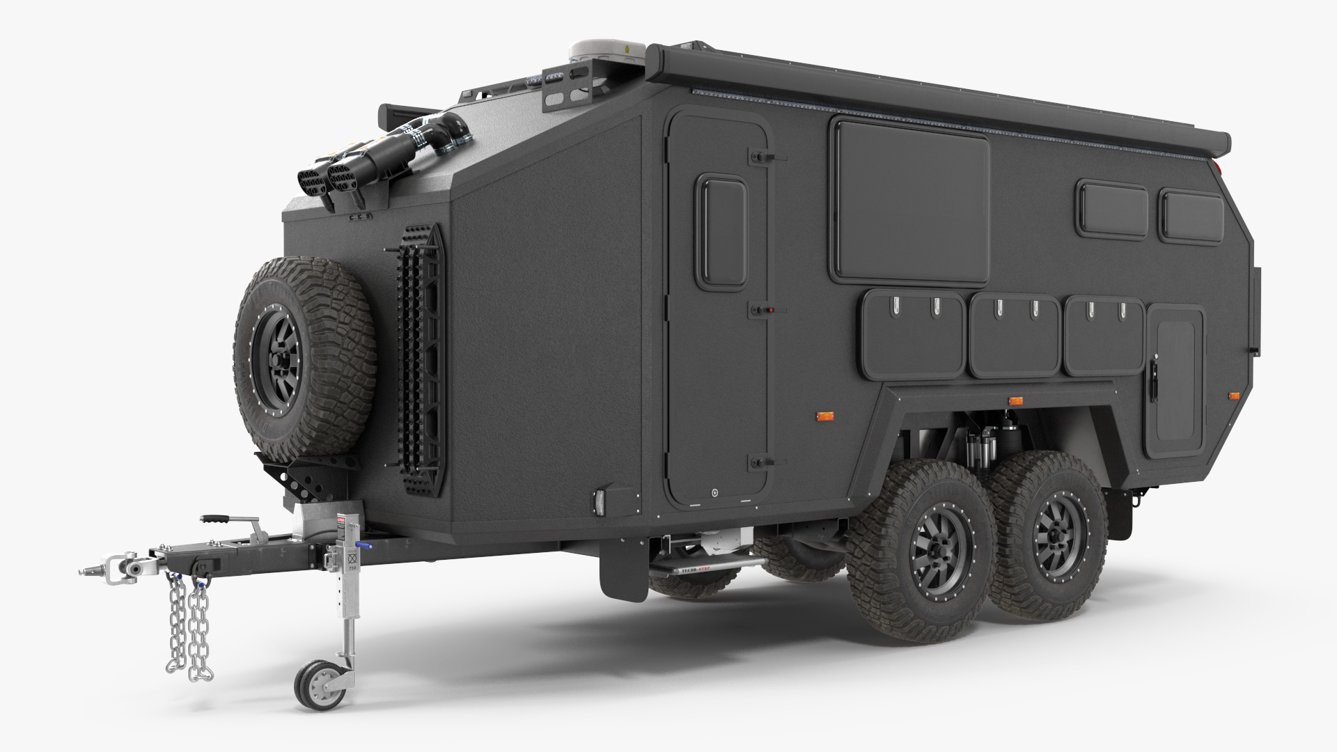 3D Expedition Mobile Home Black model