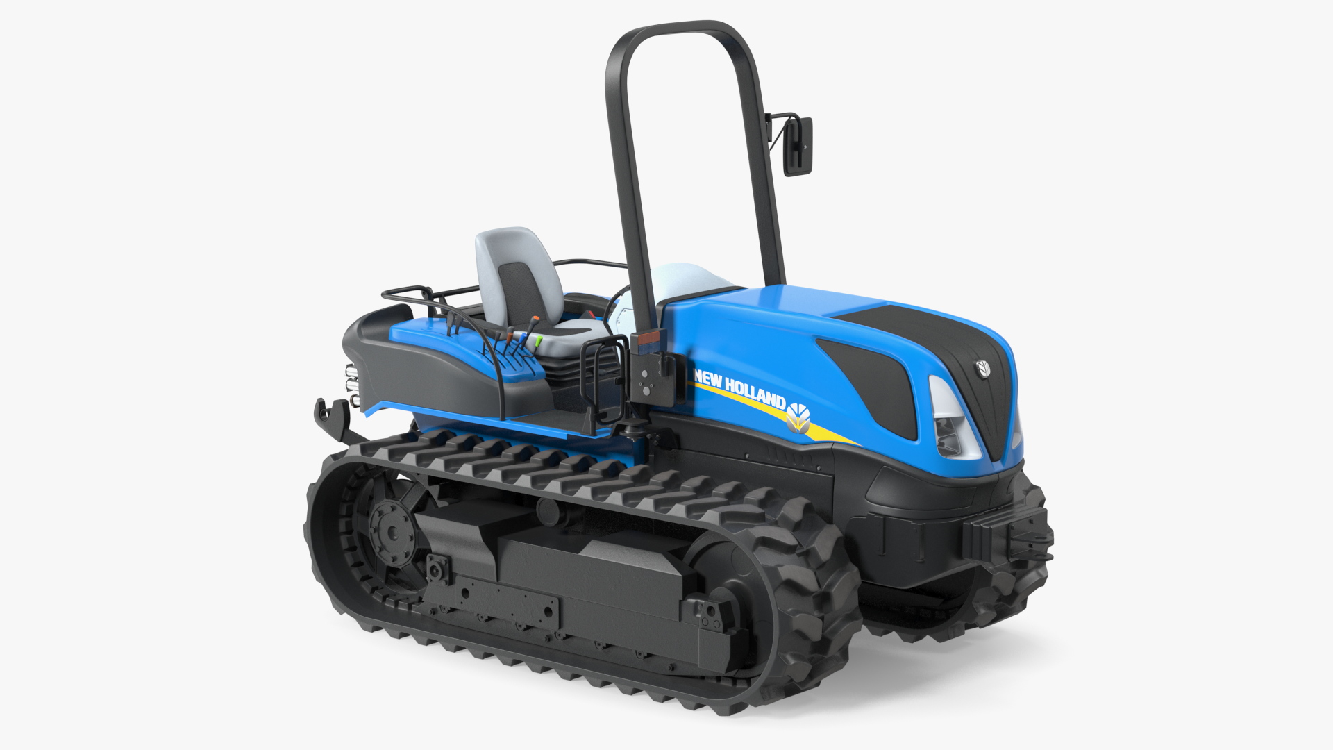 New Holland TK4 Tracked Tractor New Condition Rigged 3D