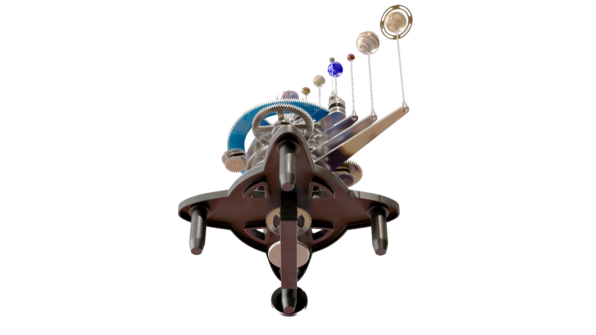 3D model Orrery Mechanical Solar System