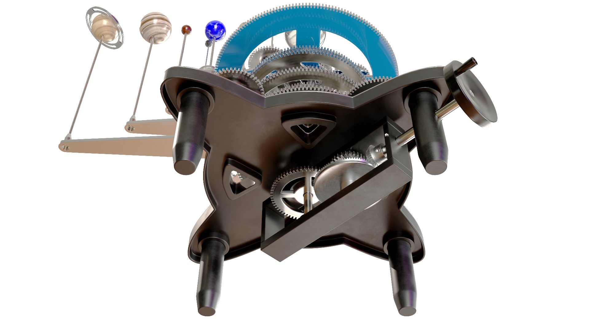 3D model Orrery Mechanical Solar System