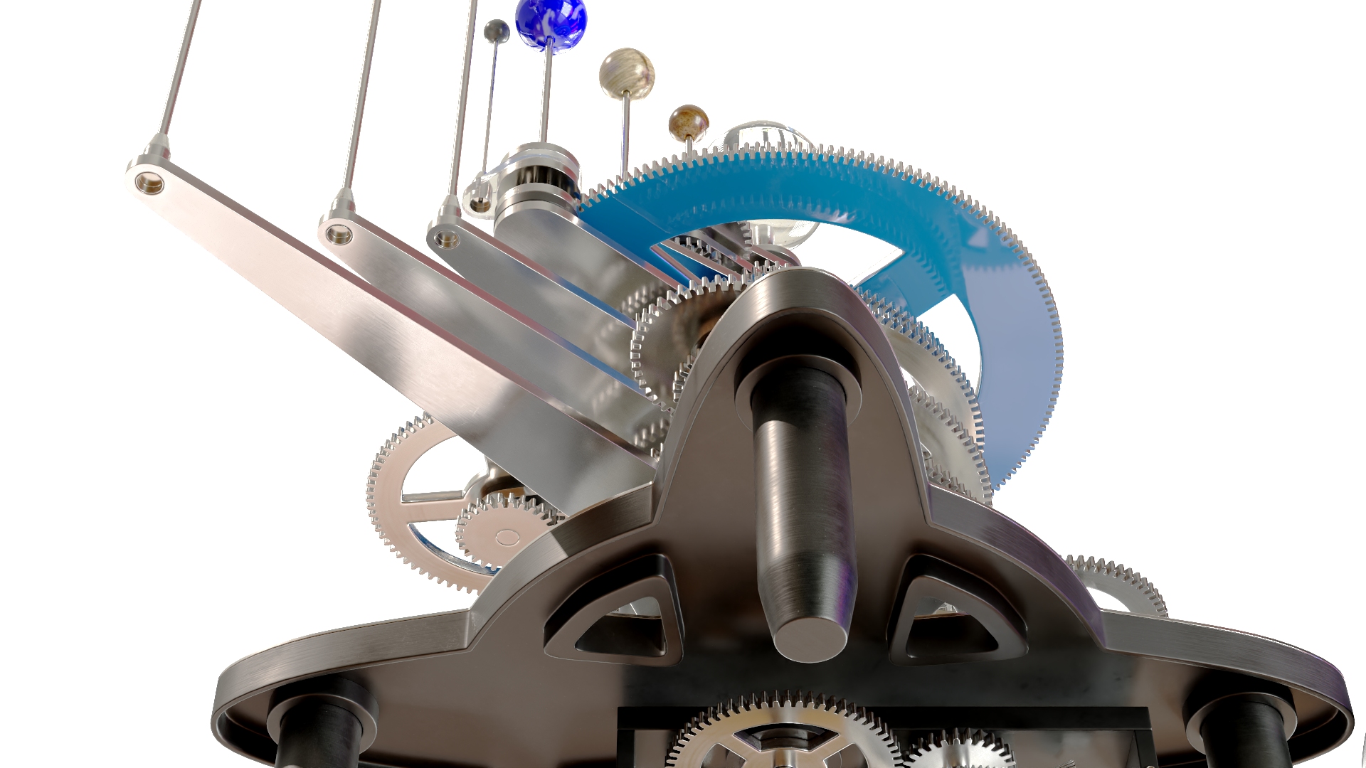 3D model Orrery Mechanical Solar System
