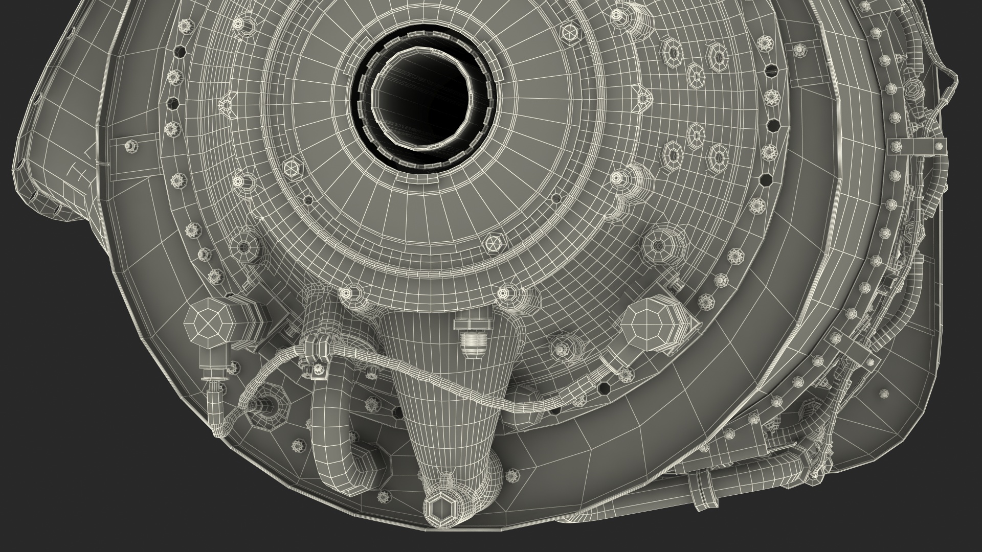 Turboshaft Engine 3D