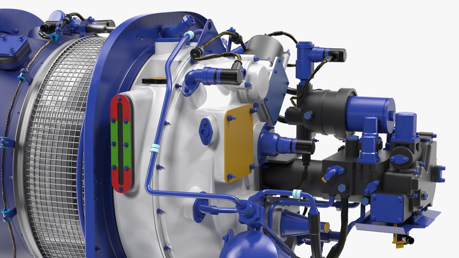Turboshaft Engine 3D